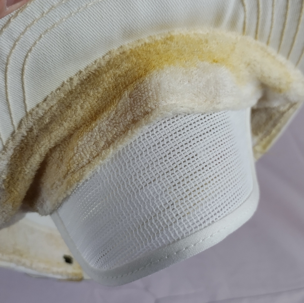 VTG 90s Universal Studios Woody Woodpecker Florida White Strapback Hat USA Made - Picture 7 of 15